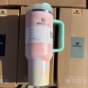 Stanley 40oz Multicolor Tumbler with Mint Handle